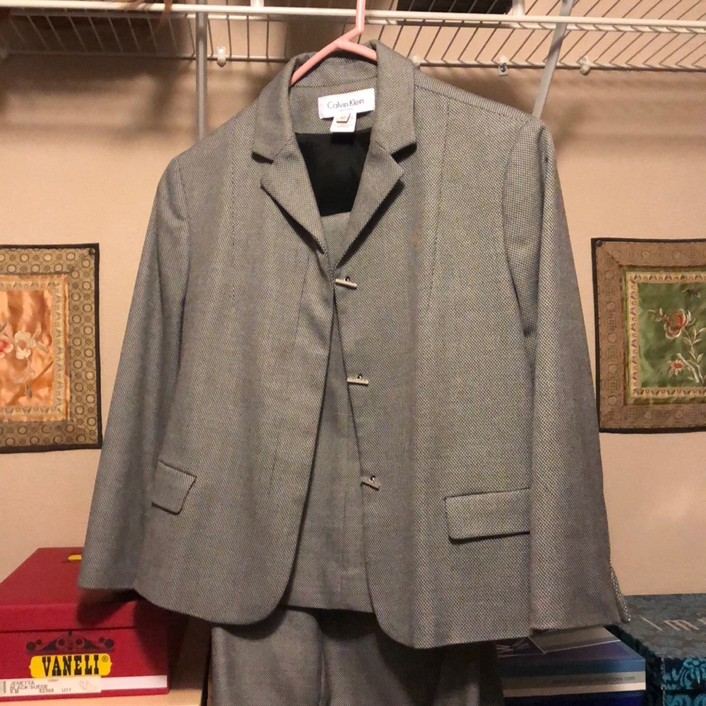 Calvin Klein pants suit
